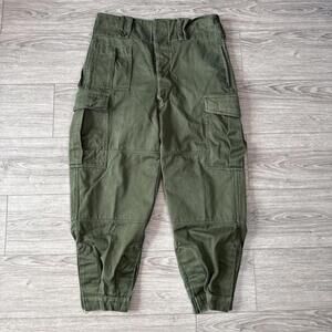 Military Pants 32x25 Seyntex ABL 4A Belgian Army Parachute Tactical Vintage 1976